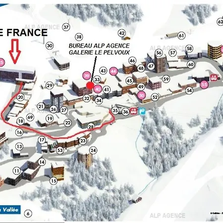 Résidence Le France - 3/4 Pers - Le France - 541fr - Plagne Centre Mae-6094 * La Plagne